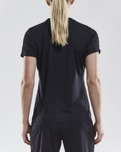 Craft Sport-Shirt (Trikot) Squad Solid - lockere Schnitt, schnelltrocknend - schwarz Damen